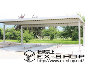 のカーポート レオンポートneo 3台用　積雪〜50cm対応 施工例