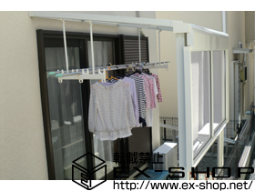 のテラス屋根 ライザーテラスII F型 テラスタイプ 単体 積雪〜20cm対応＋前面スクリーン1段＋前面スクリーンふさぎ材+ふさぎ材部品セット 施工例