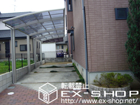 のカーポート プレシオスポート 縦連棟 積雪〜20cm対応 施工例