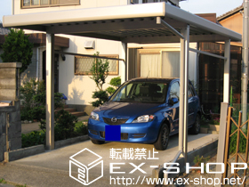 のカーポート ジーポートneo Aタイプ 積雪〜100cm対応 施工例