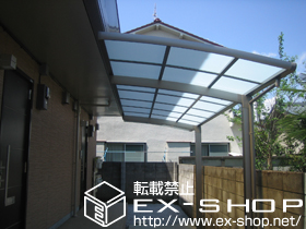 のサイクルポート・駐輪場 カーブポートシグマIII ミニ 積雪〜30cm対応 施工例