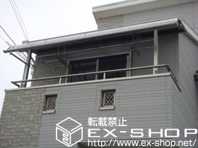 のバルコニー・ベランダ屋根 ライザーテラスII R型 屋根タイプ 単体 積雪〜20cm対応 施工例