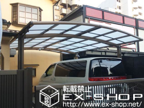 のカーポート カーブポートシグマIII ワイド　積雪〜20cm対応 施工例