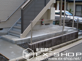 のフェンス・柵 イーネットフェンス1F型 施工例