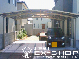 のカーポート カーブポートシグマIII ワイド　積雪〜20cm対応 施工例