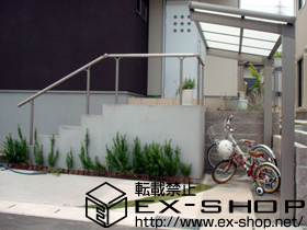 のサイクルポート・駐輪場 レークポートシグマ?ミニ 積雪〜30cm対応 施工例