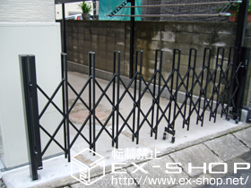 のカーゲート トリップゲート PA型 ノンレール 片開き 施工例