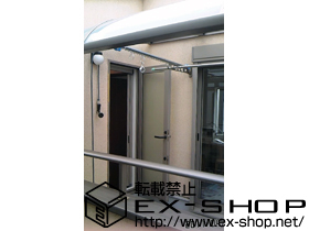 のバルコニー・ベランダ屋根 ライザーテラスII R型 屋根タイプ 単体　積雪〜20cm対応 施工例