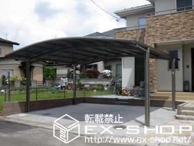 のカーポート カーブポートシグマIII ワイド 積雪〜20cm対応 施工例