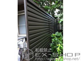 のフェンス・柵 プリレオR5型フェンス フリーポールタイプ 施工例