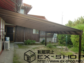 のテラス屋根 ヴェクターテラス F型 単体 テラス屋根 積雪〜20cm対応 施工例