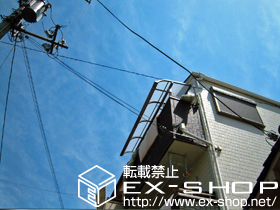 のバルコニー・ベランダ屋根 ライザーテラスII R型 屋根タイプ 単体　積雪〜20cm対応+吊り下げ物干し　標準　2本入 施工例