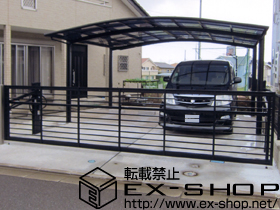 のカーゲート ワイドオーバードアS1型 電動式 施工例