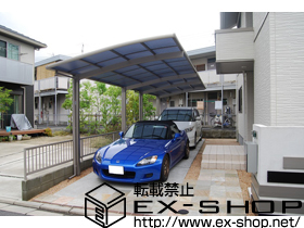 のカーポート カーブポートシグマIII 縦連棟　積雪〜20cm対応 施工例