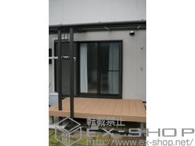 のテラス屋根 ライザーテラスII F型 テラスタイプ 単体 積雪〜20cm対応 施工例