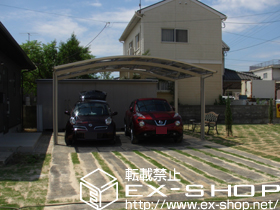 のカーポート プレシオスポート ワイド 積雪〜20cm対応 施工例