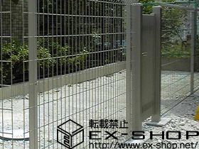 の門扉 ハイ千峰 片開き 柱使用 施工例