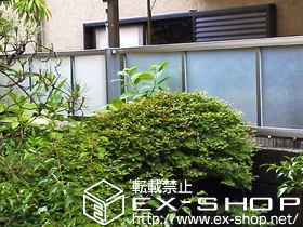 のフェンス・柵 シャレオRP型フェンス フリーポールタイプ 施工例