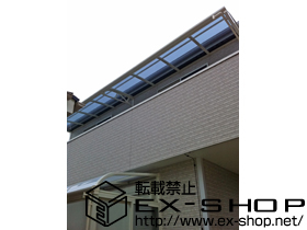 のバルコニー・ベランダ屋根 ライザーテラスII R型 ルーフタイプ 連棟 積雪〜20cm対応 施工例