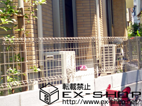 のフェンス・柵 ハイグリッドフェンスUF8型 施工例