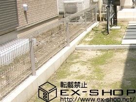 のフェンス・柵 メッシュフェンスＧ10-R 施工例