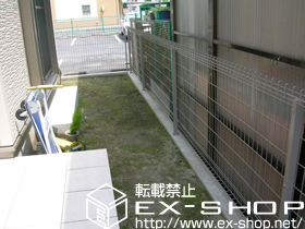 のフェンス・柵 メッシュフェンスＧ10-R 施工例