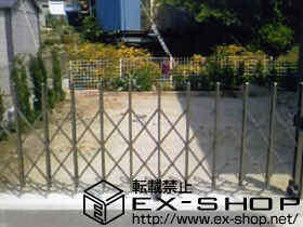 のカーゲート トリップゲート PA型 ノンレール 片開き 施工例