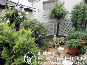 のフェンス・柵 シャレオR11型フェンス 多段柱施工 施工例