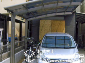 のカーポート カーブポートシグマIII 積雪〜20cm対応 施工例