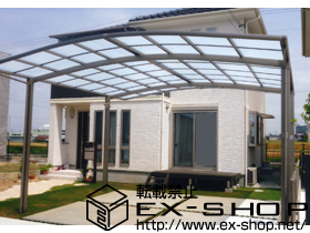 のカーポート カーブポートシグマIII ワイド 積雪〜20cm対応 施工例