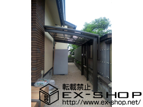 のサイクルポート・駐輪場 カーブパークシグマIII オープンタイプ 積雪〜30cm対応 施工例