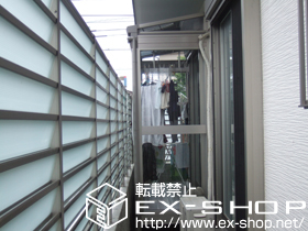 のテラス囲い・サンルーム ほせるんですII F型 床納まり ランマ無 単体 積雪〜20cm対応 施工例