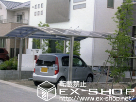 のカーポート プレシオスポート ワイド 積雪〜20cm対応 施工例