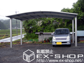 のカーポート カーブポートシグマIII ワイド 積雪〜20cm対応 施工例