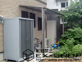 のテラス屋根 パワーアルファ F型 1500 テラスタイプ 単体　積雪〜50cm対応 施工例