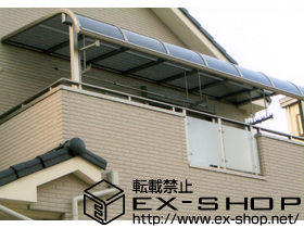 のバルコニー・ベランダ屋根 パワーアルファ RＡ型 単体 屋根タイプ 積雪〜30cm対応 施工例