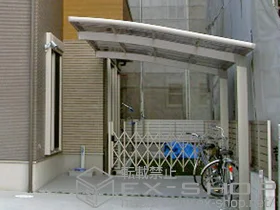 LIXIL リクシル(トステム)のカーポート カーブポートシグマIII 積雪～30㎝対応 施工例
