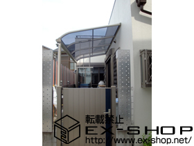 のテラス屋根 プレシオステラス 単体 積雪〜20ｃｍ対応 施工例