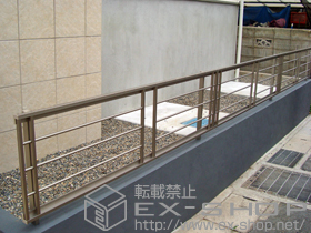 のフェンス・柵 ライフモダンフェンスII　BPタイプ　フリーポールタイプ 施工例