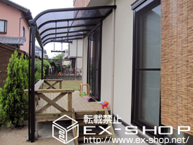 のテラス屋根 パワーアルファ RB型 テラスタイプ 単体 積雪〜20cm対応 施工例