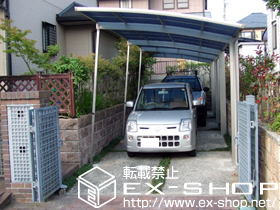 のカーポート プレシオスポート 縦連棟タイプ 積雪〜20cm対応 施工例