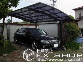 のカーポート カーブポートシグマ? 積雪〜20cm対応 施工例