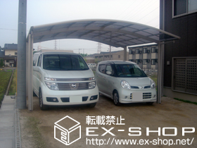 のカーポート プレシオスポート ワイド 積雪〜20cm対応 施工例