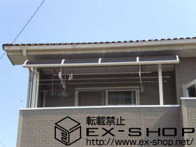 のバルコニー・ベランダ屋根 ライザーテラスII R型 屋根タイプ 単体 積雪〜20cm対応 施工例