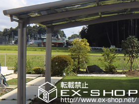 のフェンス・柵 レスティナメッシュフェンス1型　自由柱タイプ 施工例