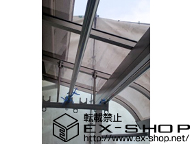 のテラス屋根 ライザーテラスII R型 屋根タイプ 単体 施工例