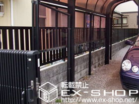 のフェンス・柵 ハイミレーヌR4型フェンス 間仕切りタイプ 施工例