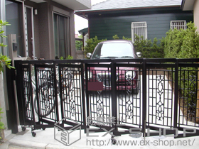 のカーゲート ビビオ アコー2型 片開き 施工例