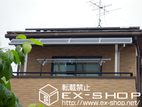 のバルコニー・ベランダ屋根 ライザーテラスII R型 屋根タイプ 　積雪〜20cm 施工例