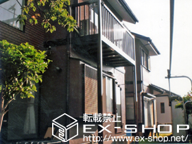 のバルコニー アクトステージA型 太格子 単体 柱建て式 施工例